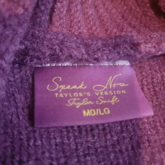Taylor Swift Speak Now (TAYLOR'S VERSION) Cardigan Sweater NEW!! - Picture 8 of 11